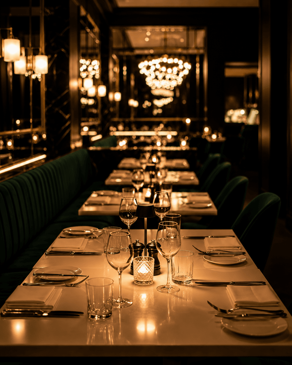 Elegant RichPapa restaurant ambience